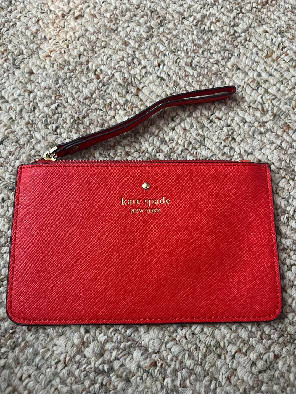 kate spade red wristlet